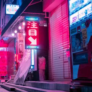 Tokyo pink wallpaper