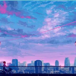 Tokyo pink wallpaper