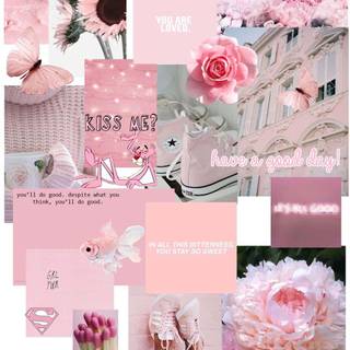 Flowers collage wallpaper