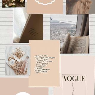 Flowers collage wallpaper