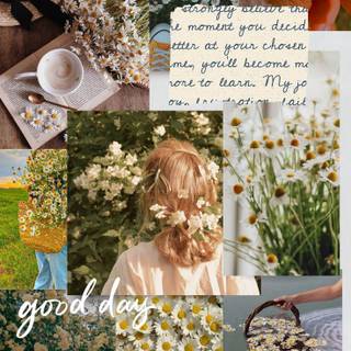 Flowers collage wallpaper