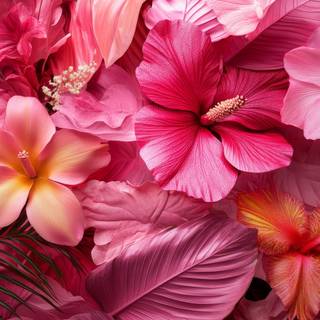 Flowers collage wallpaper