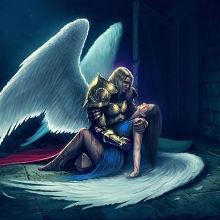 Sad warrior wallpaper