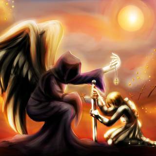 Sad warrior wallpaper