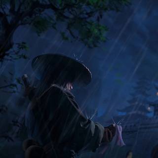 Sad warrior wallpaper