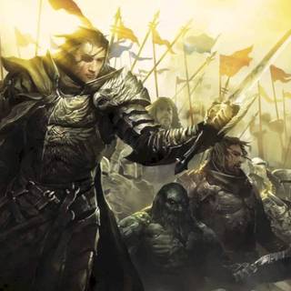 Sad warrior wallpaper