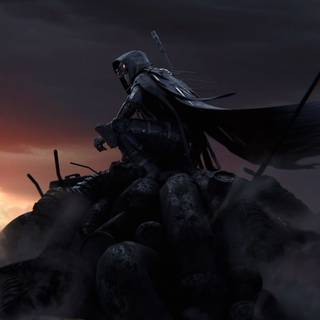 Sad warrior wallpaper