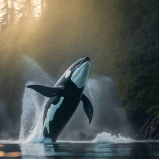 Desktop orcas wallpaper