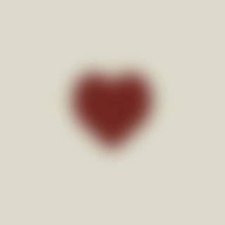 Blurred heart wallpaper
