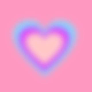 Blurred heart wallpaper