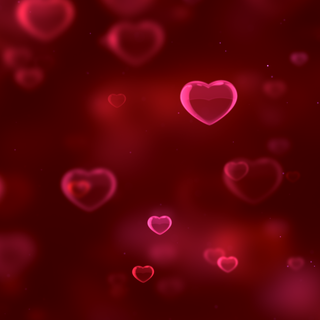 Blurred heart wallpaper