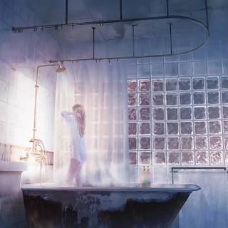 Anime bath wallpaper