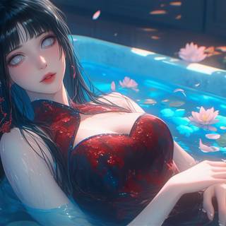 Anime bath wallpaper