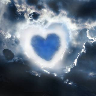 Blurred heart wallpaper