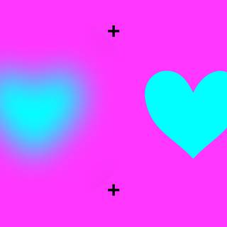 Blurred heart wallpaper