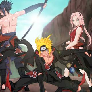 Naruto and Sasuke PC wallpaper