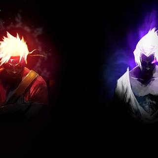 Naruto and Sasuke PC wallpaper