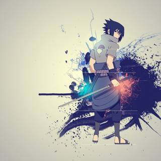 Naruto and Sasuke PC wallpaper