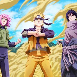 Naruto and Sasuke PC wallpaper