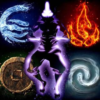 Aang Avatar State wallpaper