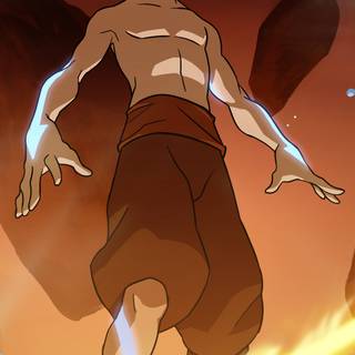 Aang Avatar State wallpaper