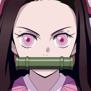 Nezuko angry wallpaper