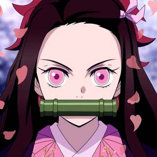 Nezuko angry wallpaper