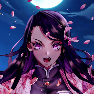 Nezuko angry wallpaper