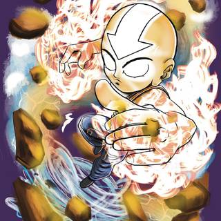 Aang Avatar State wallpaper