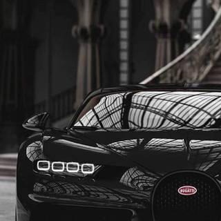 Bugatti Chiron black wallpaper