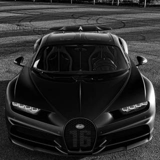 Bugatti Chiron black wallpaper