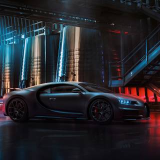 Bugatti Chiron black wallpaper