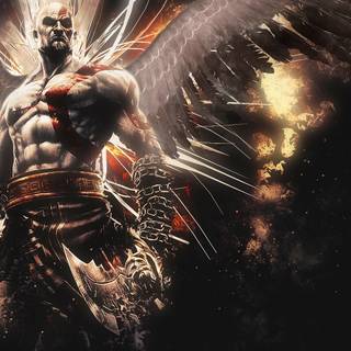 God of War laptop wallpaper