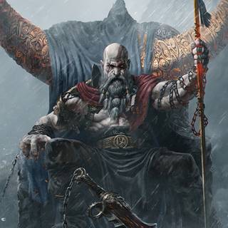 God of War laptop wallpaper