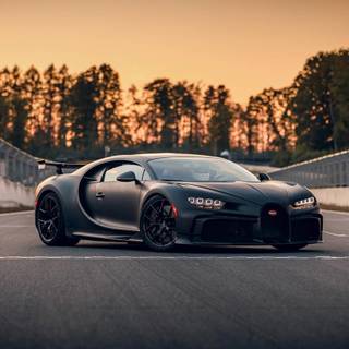 Bugatti Chiron black wallpaper