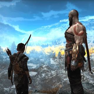 God of War laptop wallpaper