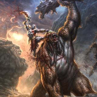 God of War laptop wallpaper