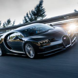 Bugatti Chiron black wallpaper