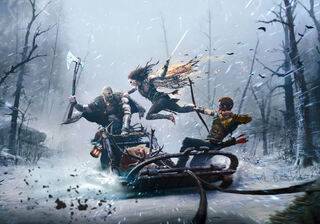 God of War laptop wallpaper