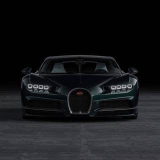 Bugatti Chiron black wallpaper