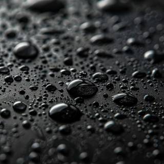 Liquid black wallpaper