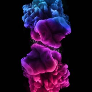 Multicolor smoke wallpaper