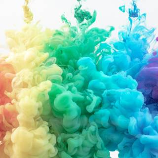 Multicolor smoke wallpaper
