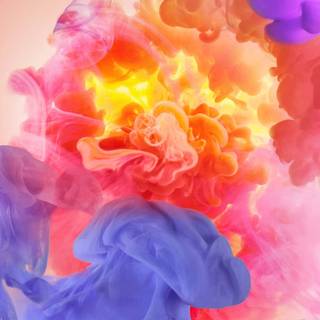 Multicolor smoke wallpaper