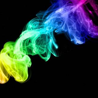 Multicolor smoke wallpaper