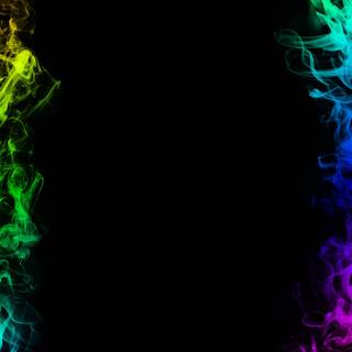 Multicolor smoke wallpaper