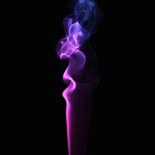 Multicolor smoke wallpaper
