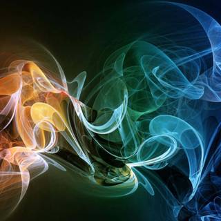 Multicolor smoke wallpaper