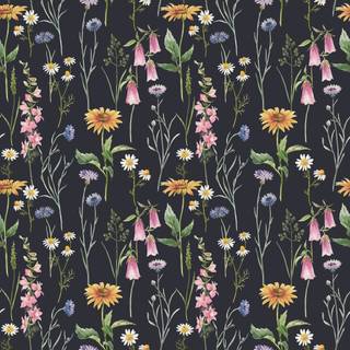 Wild flowers artwork wallpaper