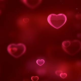 Pink and black heart wallpaper